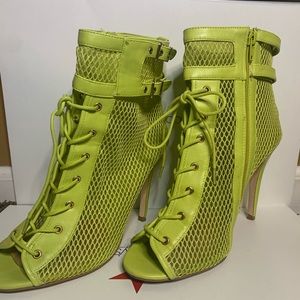 Lime Green Heels